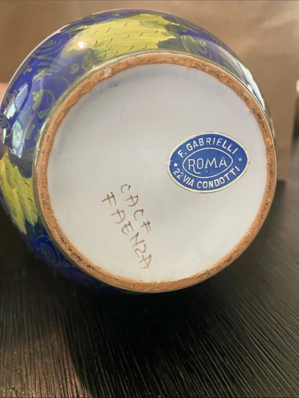Vintage Italian Majolica Vase